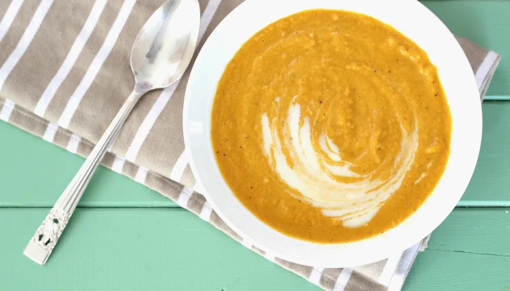 Curried Carrot & Apple Soup