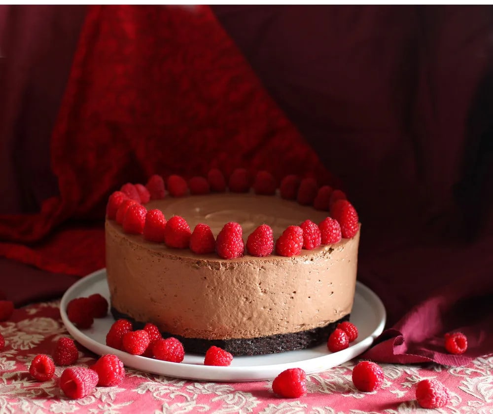 Double Chocolate Mousse Cake