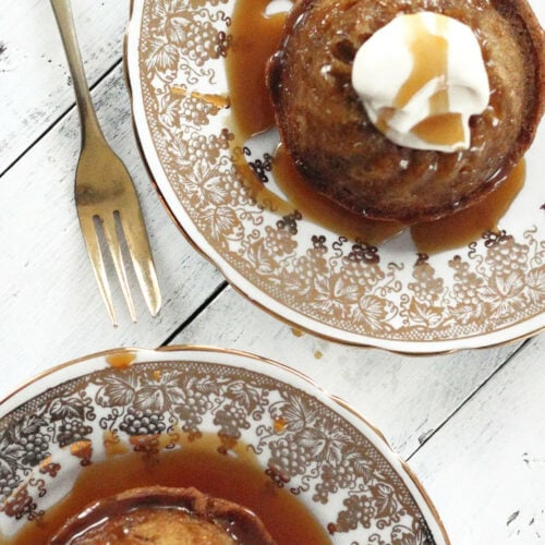 Sticky Date Puddings with Butterscotch Sauce