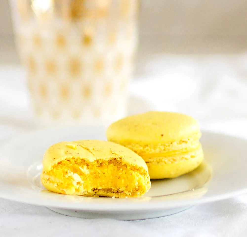 French Macarons with Lemon Buttercream Filling 2