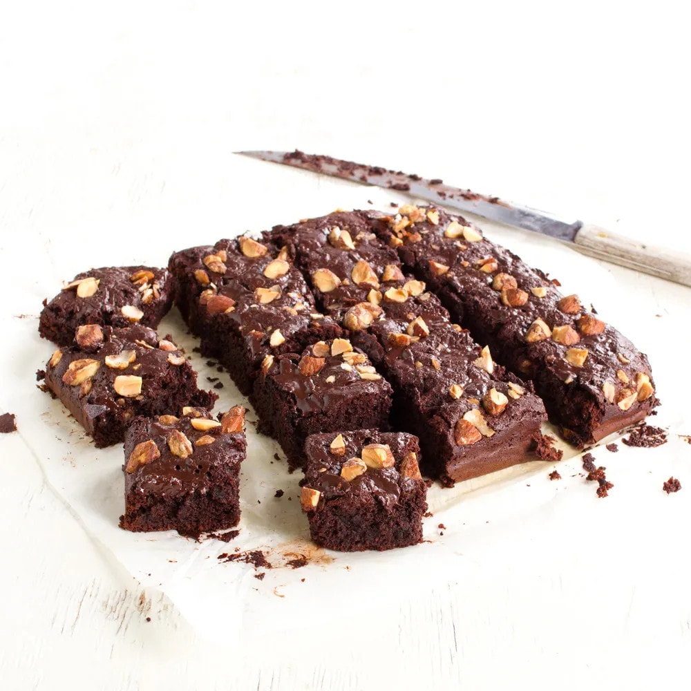 DOUBLE CHOCOLATE NUT BUTTER BROWNIES 3