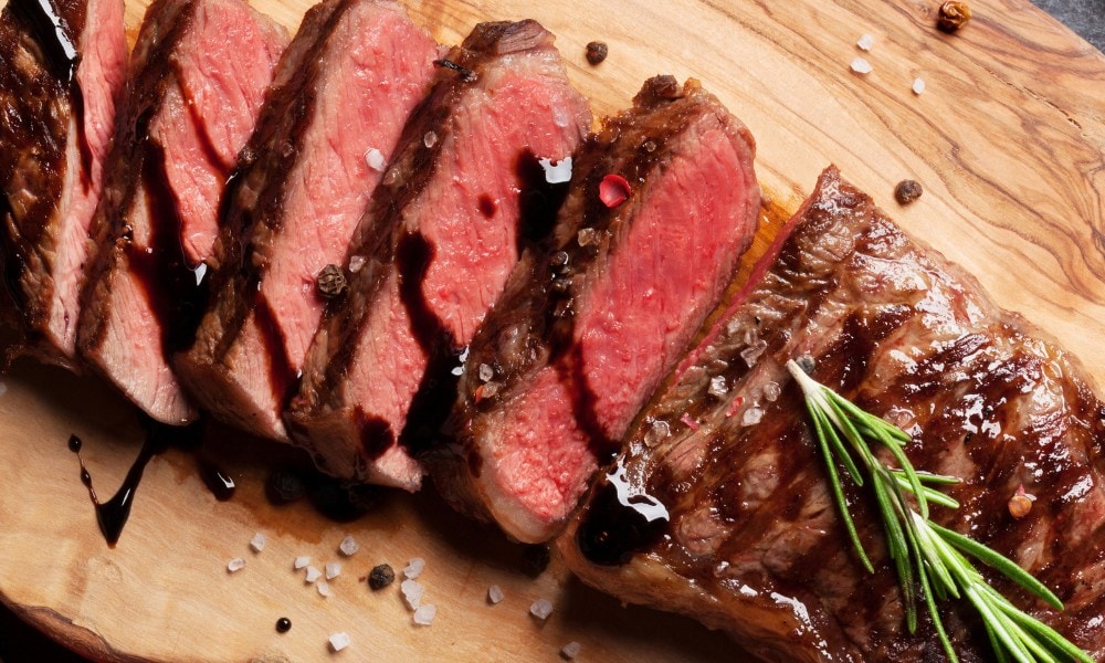 Striploin Steak Texture