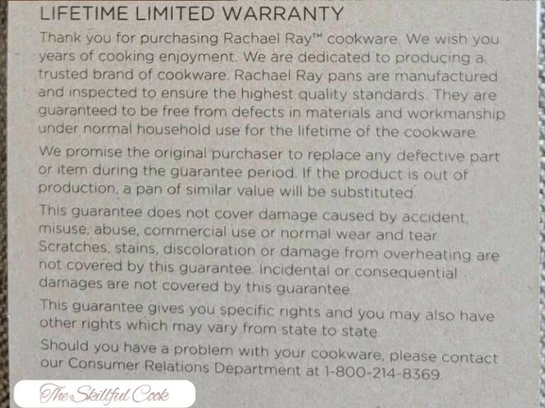 Rachel Ray Cookware Warranty 768x576 