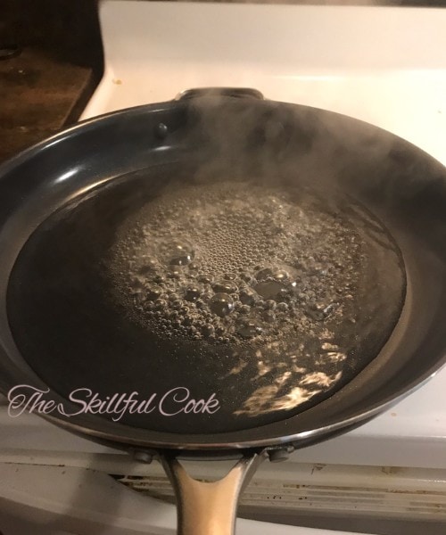 Blue Diamond Pan Boiling water test