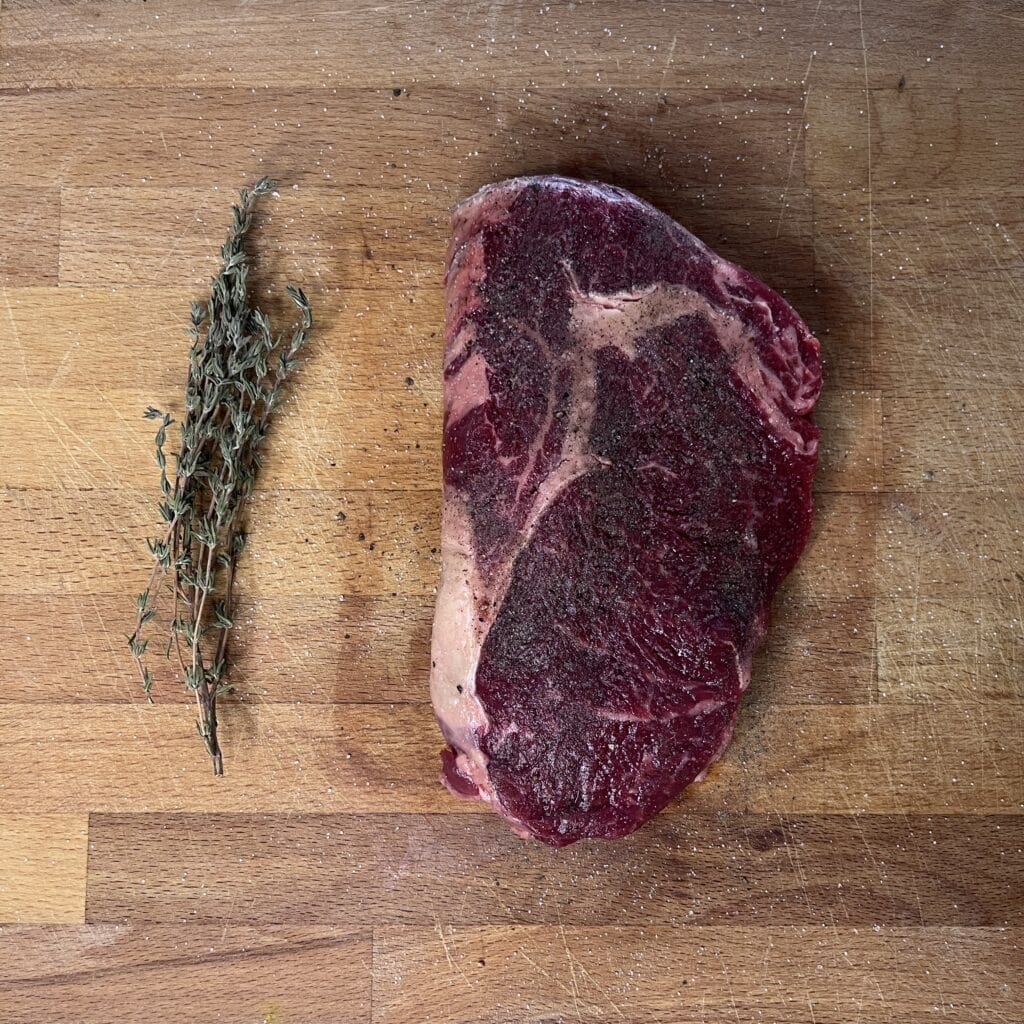 Steak ingredients