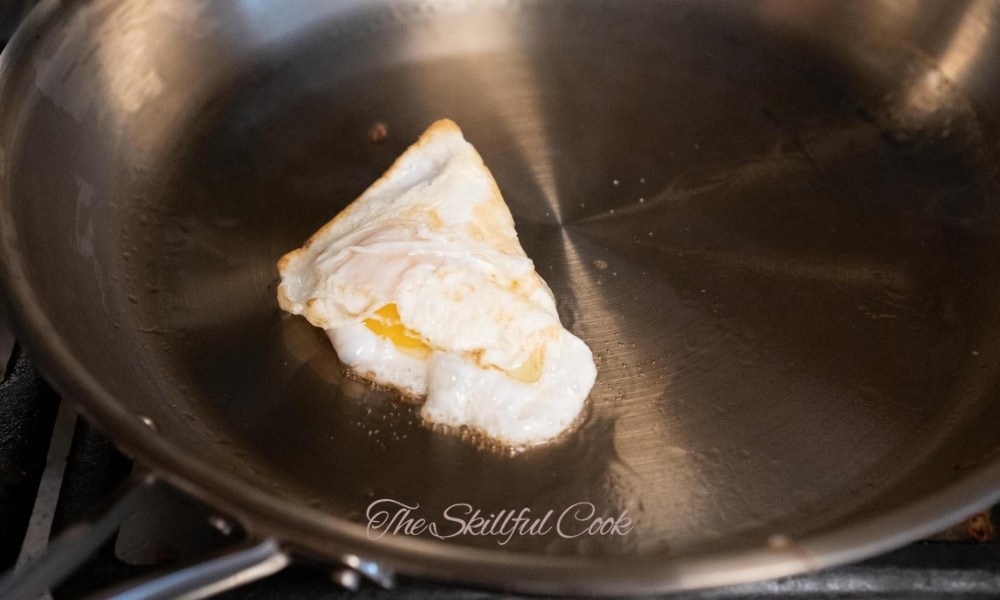 You Can Totally Cook Eggs In a Stainless Steel Pan