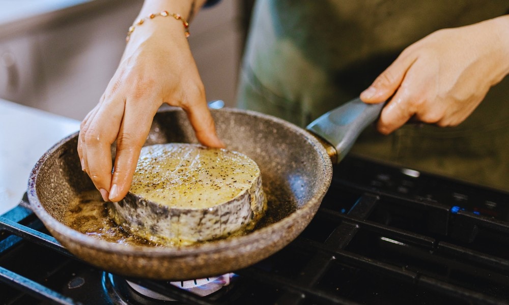 SENSARTE Nonstick Frying Pan Set Nonstick Skillets, Swiss Granite Coating  Omelet
