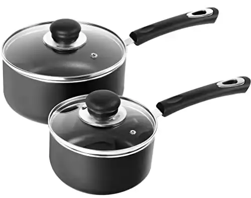 Motase 6-Piece Nonstick Frying Pan Set,Aluminum Cookware with