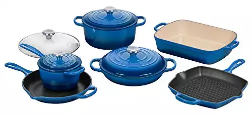 Le Creuset Signature Enameled Cast-Iron Cookware Set