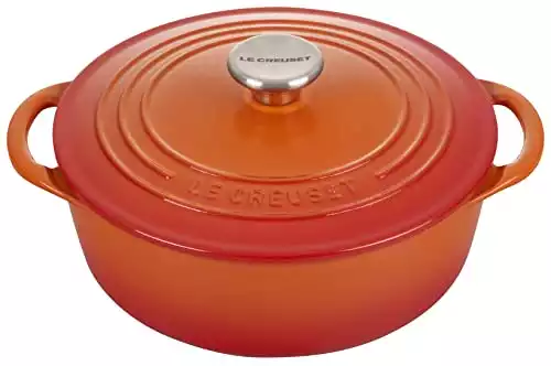 Le Creuset Enameled Cast Iron Shallow Round Oven