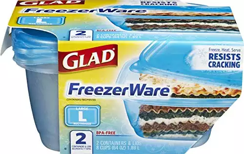 Gladware Freezerware Food Storage Containers