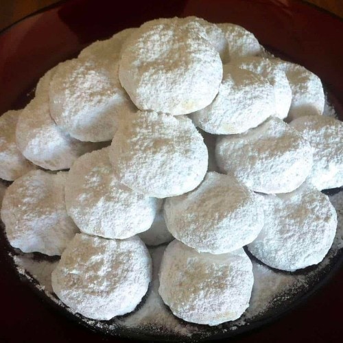 Kourampiedes (Greek Christmas Cookies)