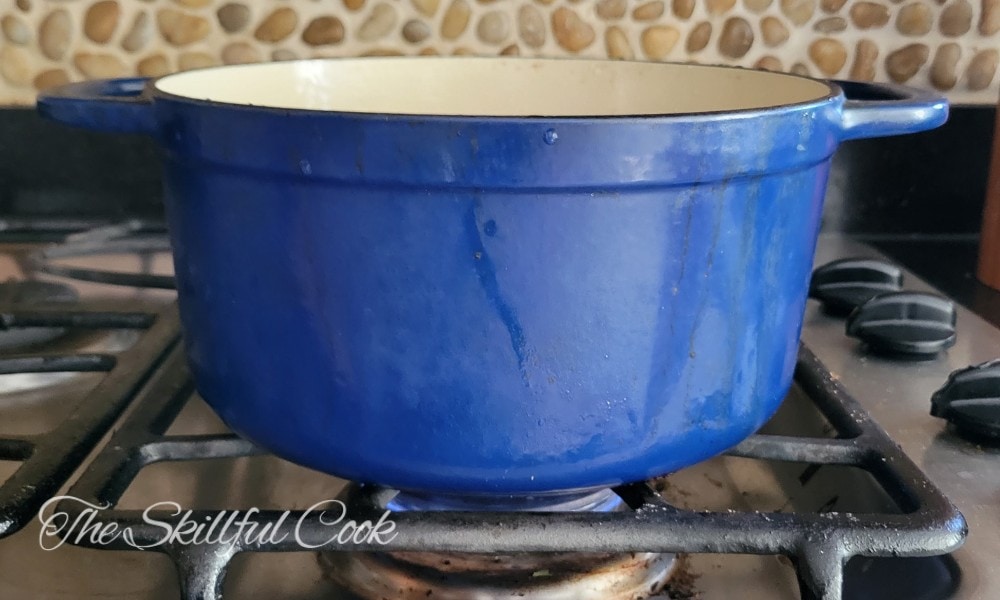 Don’t Overheat your Enameled Cast iron