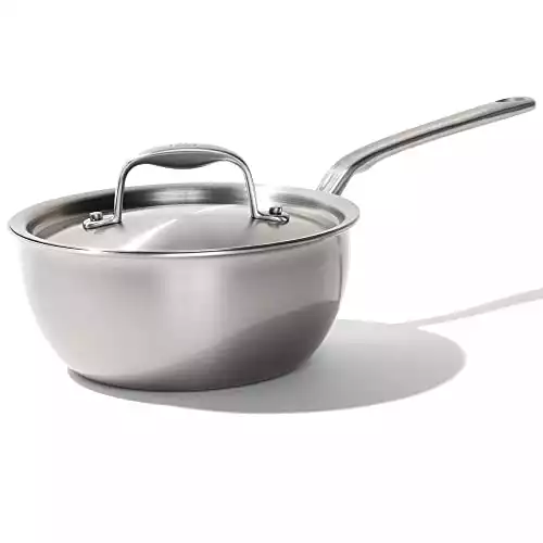 Made In 5-ply Stainless Steel Saucier Pan