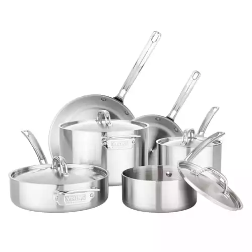 Viking Culinary Stainless Steel Cookware Set