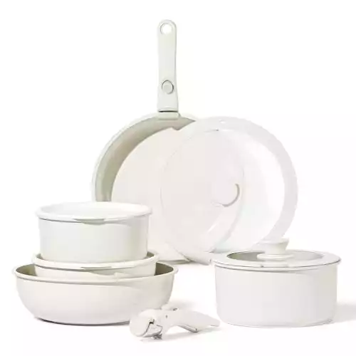 CAROTE Pots and Pans Set- Detachable Handle
