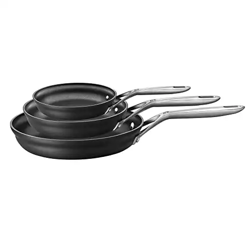 Zwilling 3-pc Motion Hard Anodized Nonstick Frying Pan Set