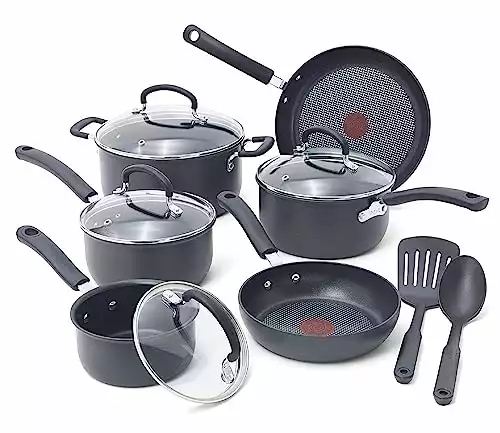 T-Fal Ultimate Hard Anodized Nonstick Cookware (12 pieces)