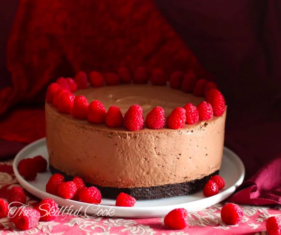 Double Chocolate Mousse Cake - Special Valentine’s Day Recipes