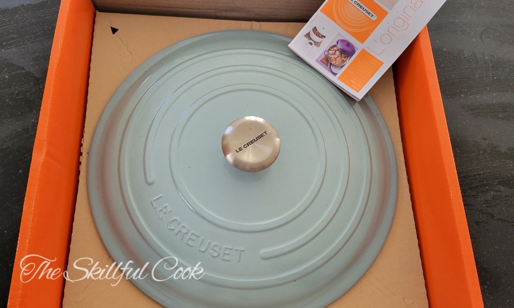 Sea Salt colored Le Creuset Chef’s oven from 2023