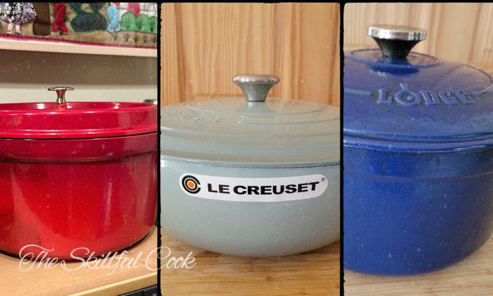 beautiful color options available on dutch ovens