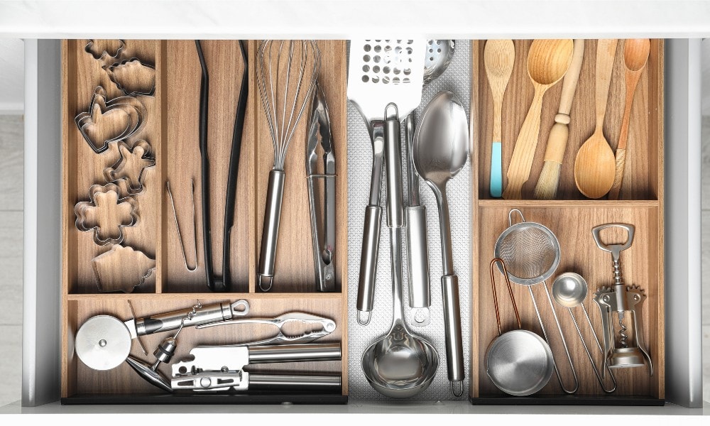 complete set of utensils
