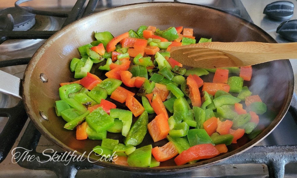 cooking vegetables with De Buyer Pan