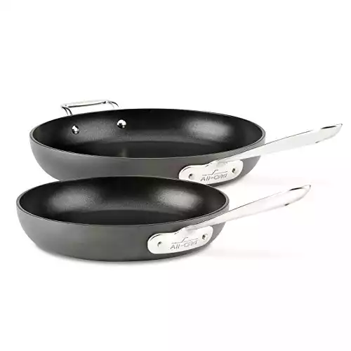 All-Clad HA1 Hard Anodized Nonstick Pan Set