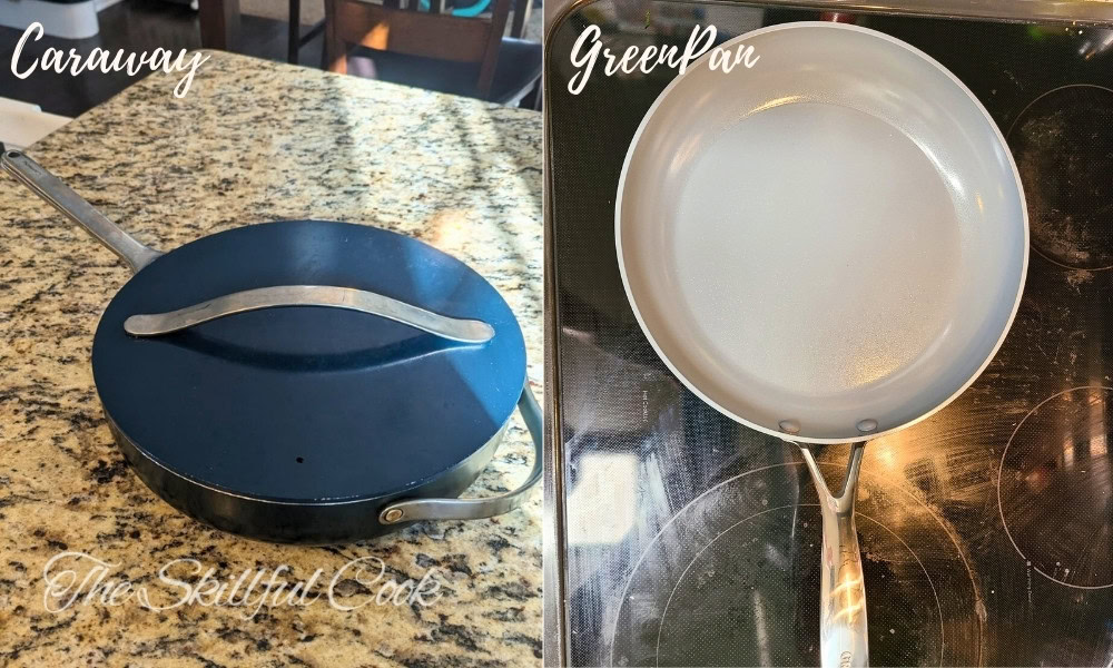 Caraway fry pan vs GreenPan