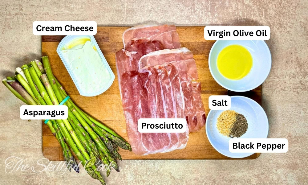 Prosciutto Wrapped Asparagus Ingredients