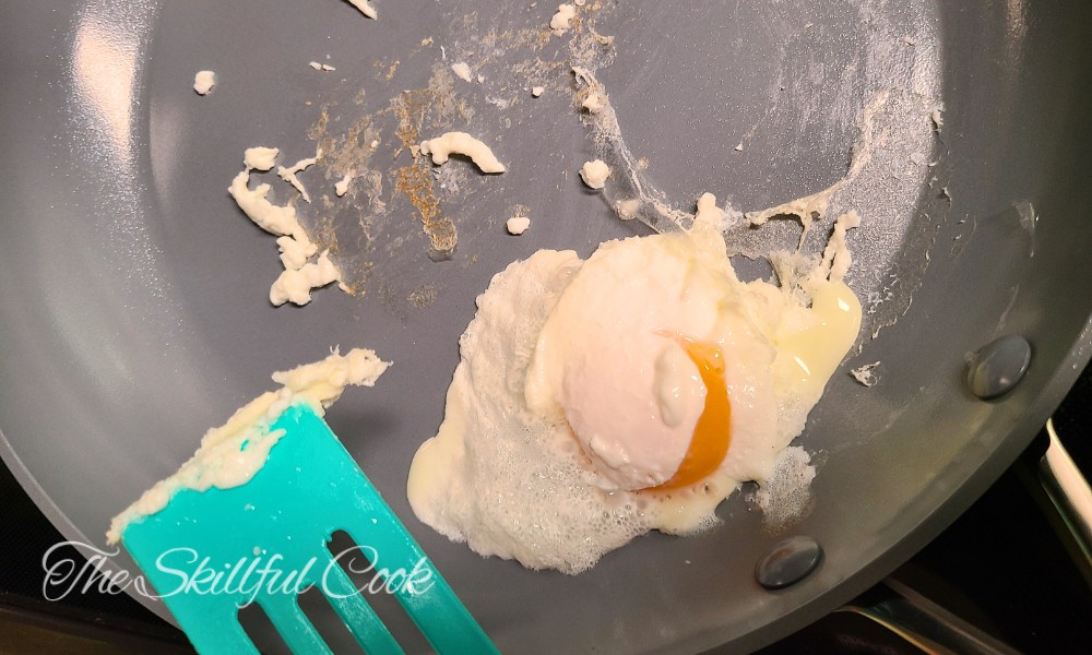 The egg continued to stick on GreenPan Valencia Pro Pan