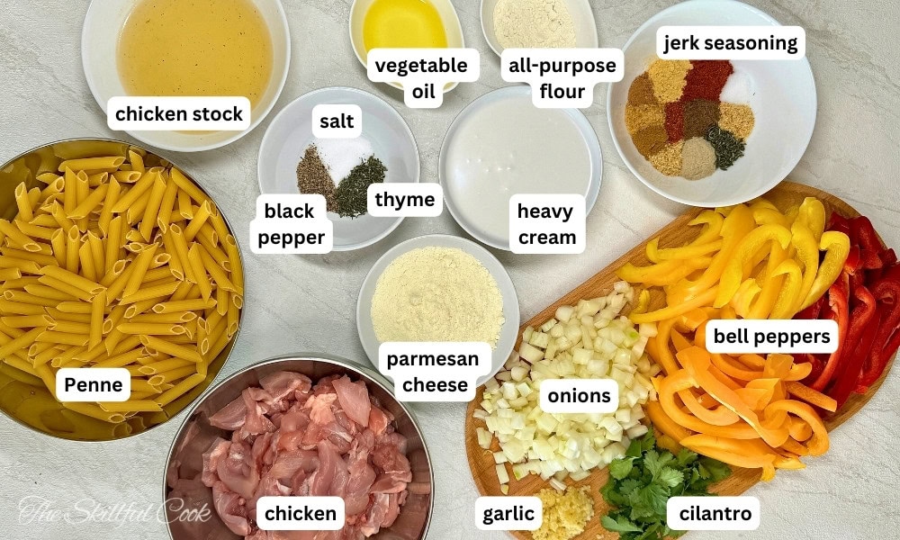 Rasta Pasta Ingredients and Substitutions