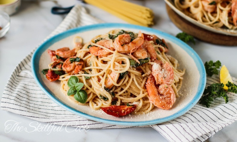 Garlic Butter Shrimp Pasta